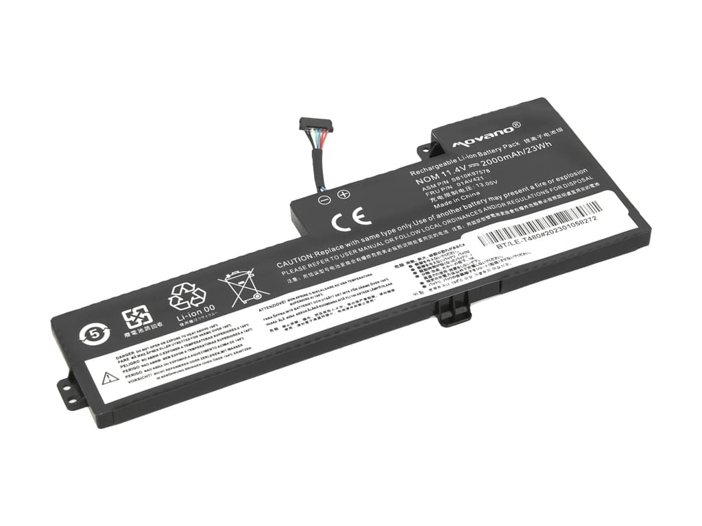 Movano Bater A Para Lenovo Thinkpad T A V Mah Wh