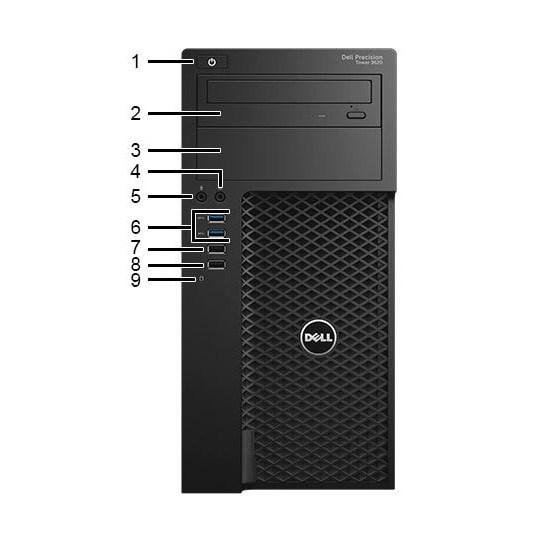 Dell Precision Tower 3620 MT i7 32GB SSD+HDD WiFi A+