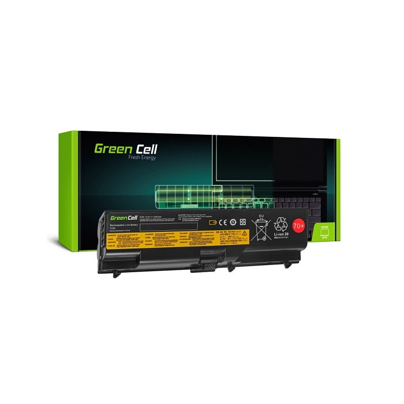 Green Cell Bateria Lenovo ThinkPad L430 L530 T430 T530 W530 / 11,1V 4400mAh Green Cell Bateria Lenovo ThinkPad L430 L530 T430 T530 W530 / 11,1V 4400mAh