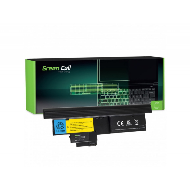 Green Cell Batería Lenovo ThinkPad Tablet X200 X201 / 14,4V 4400mAh Green Cell Batería Lenovo ThinkPad Tablet X200 X201 / 14,4V 4400mAh