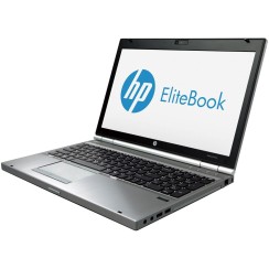 HP EliteBook 8570P i7, 8GB, SSD 256GB A+ - Plata