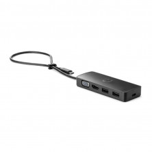 Adaptador HP USB-C Travel Hub G2 (2x USB, 1x HDMI, 1x VGA), Nuevo