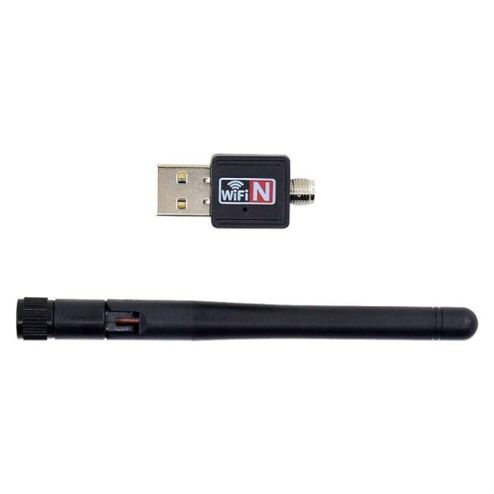 Adaptador Red USB WIFI W90e 2,4ghz tarjeta de red inalámbrica USB 2.0 con antena extraible