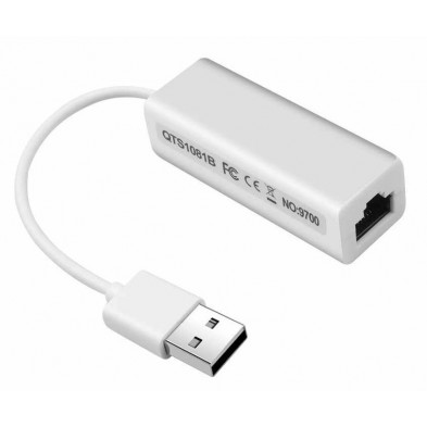 Adaptador USB 2.0 Macho a Red Ethernet RJ45 Tarjeta Red 10/100Mb Conversor Adaptador USB 2.0 Macho a Red Ethernet RJ45 Tarjeta Red 10/100Mb Conversor