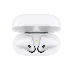 Apple AirPods 2 con estuche de carga inalámbrico, Blanco, A+