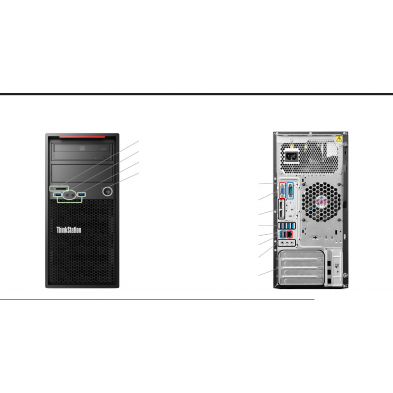Lenovo ThinkStation P300 MT Xeon E3, 32GB, SSD 1TB, A+