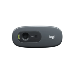 Logitech C270 720p, Gris, A+