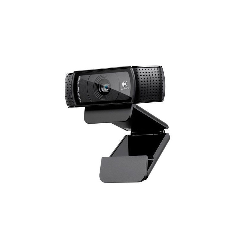 Logitech C920 HD Pro Webcam, Full HD, USB, Negro, A+