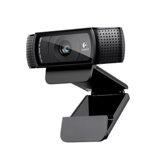 Logitech C920 HD Pro Webcam, Full HD, USB, Negro, A+
