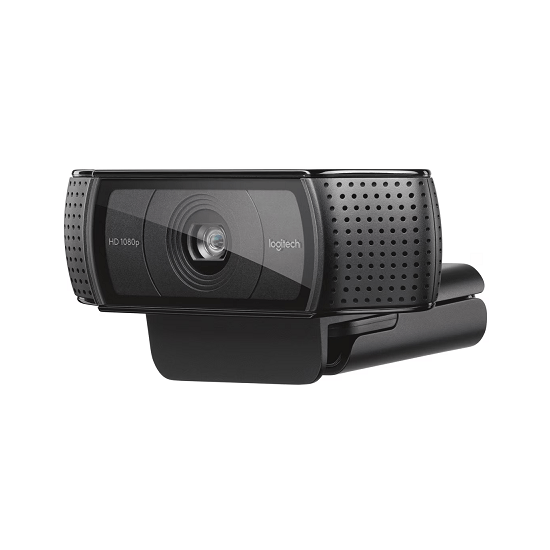 Logitech C920 HD Pro Webcam, Full HD, USB, Negro, A+