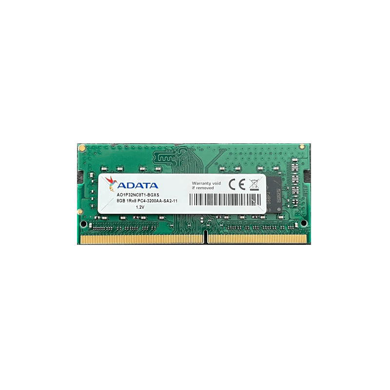 Memoria RAM Adata 8GB DDR4 SODIMM 1Rx16 PC4-3200AA-SCO-11 3200 mhz, 1.2 v, 260 pines, Km0