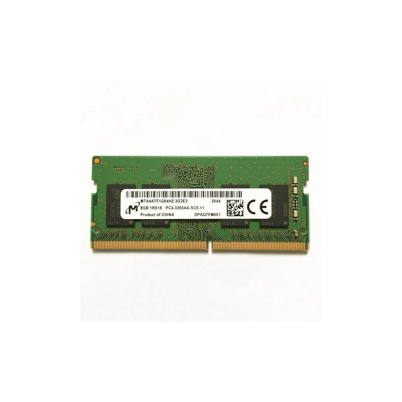 Memoria RAM Micron 8GB DDR4 SODIMM 1Rx16 PC4-3200AA-SCO-11 3200 mhz, 1.2 v, 260 pines, Km0