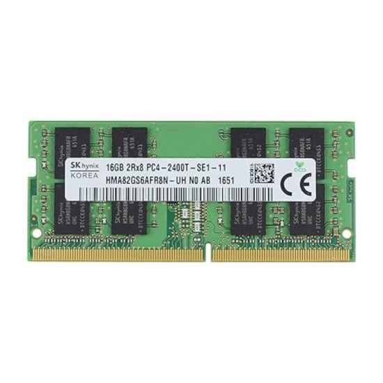 Memoria RAM SK Hynix 16GB DDR4 PC4 SODIMM 1.2V 2666MHz (HMA82GS6AFR8N-UH), A+