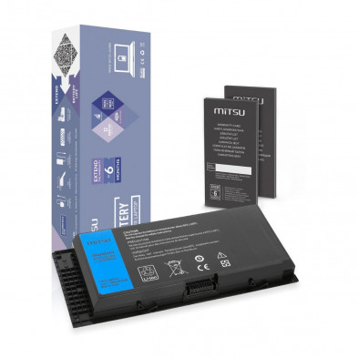 Mitsu Batería para Dell Precision M6600, M6800 (4400 mAh) 11.1V