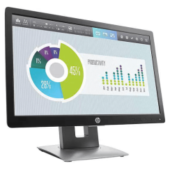 Monitor HP EliteDisplay E202 20" HD+ A+ - Ergonomía y Conectividad