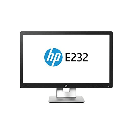 Monitor HP EliteDisplay E232 23" Full HD A+ - Plata/Negro