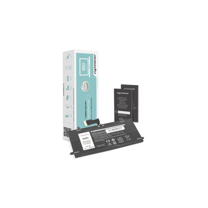 Movano Batería para Dell Latitude 12 (5285), 5289 7,6 V (7,4 V) 4800 mAh (36 Wh)
