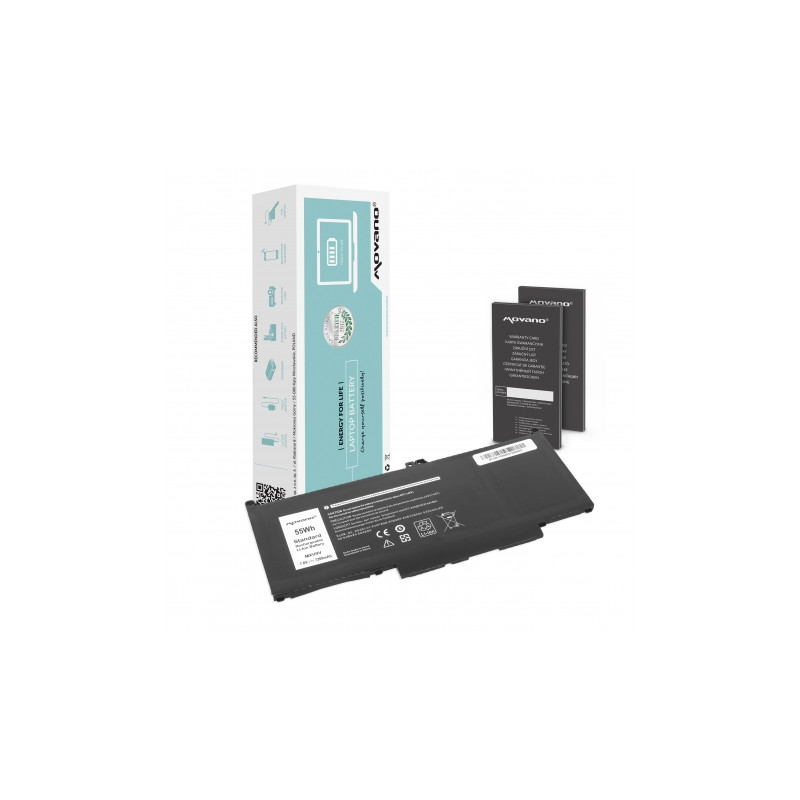 Movano Batería para Dell Latitude 5300, 5310, 7300 (7200 mAh) 7.6V