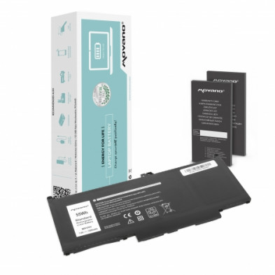 Movano Batería para Dell Latitude 5300, 5310, 7300 (7200 mAh) 7.6V