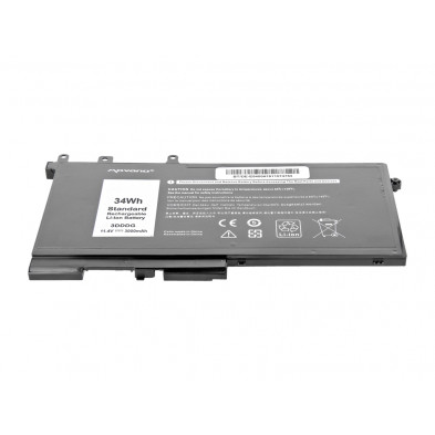 Movano Batería para Dell Latitude E5280, E5480, E5580 / 11.4V 3000 mAh