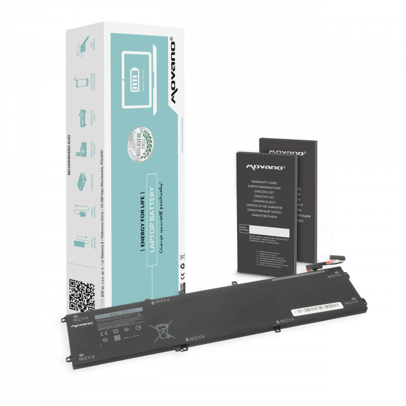 Movano Batería para Dell XPS 15 9550 - 6GTPY / 11.4V 8500 mAh Movano Batería para Dell XPS 15 9550 - 6GTPY / 11.4V 8500 mAh
