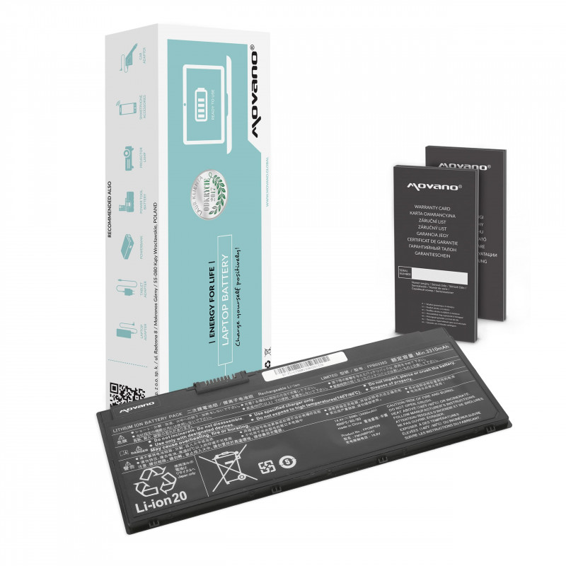 Movano Batería para Fujitsu LifeBook U758 / 14.4V (14.8V) 3490 mAh Movano Batería para Fujitsu LifeBook U758 / 14.4V (14.8V) 3490 mAh