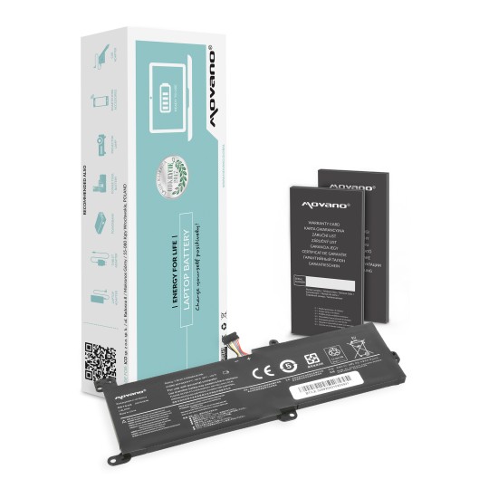 Movano Batería para Lenovo IdeaPad 320 / 7.4V (7.6V) 4050 mAh
