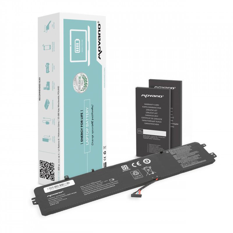 Movano Batería para Lenovo IdeaPad 700-15, Y520 / 11.1V (10.8V) 4000 mAh Movano Batería para Lenovo IdeaPad 700-15, Y520 / 11.1V (10.8V) 4000 mAh