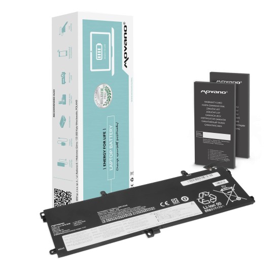 Movano Batería para Lenovo ThinkPad T590, P15s, T15 / 11.52V 4870 mAh
