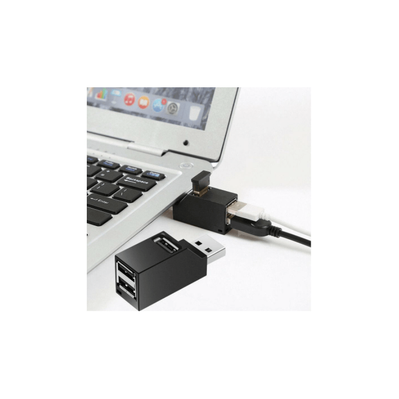 Multiplicador HUB USB 3.0 mini portatil 3 puertos USB 