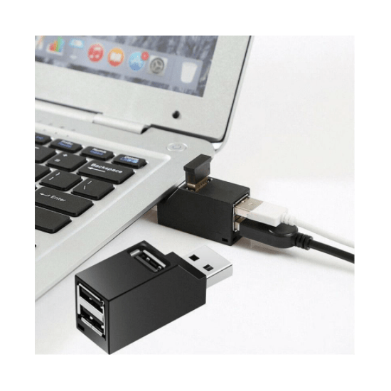 Multiplicador HUB USB 3.0 mini portatil 3 puertos USB 