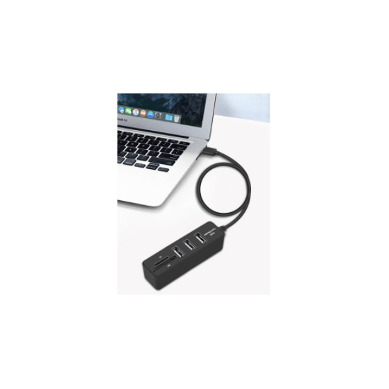 Multiplicador HUB USB 3.0 y Lector Micro SD y SD (HC)