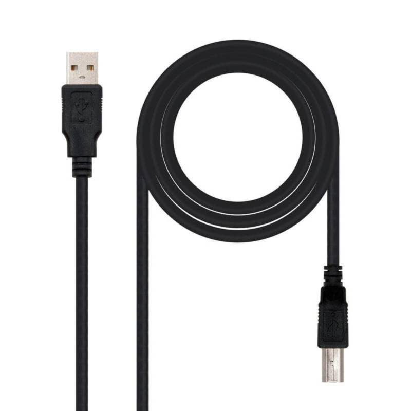 Nanocable Cable De Impresora Usb-A 2.0 Macho A Usb-B Macho 1.80m Nanocable Cable De Impresora Usb-A 2.0 Macho A Usb-B Macho 1.80m