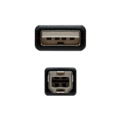 Nanocable Cable De Impresora Usb-A 2.0 Macho A Usb-B Macho 1.80m Nanocable Cable De Impresora Usb-A 2.0 Macho A Usb-B Macho 1.80m