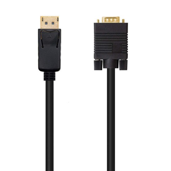 Nanocable Conversor Displayport a VGA 2M M/M Negro