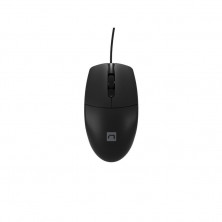 Natec RUFF 2 Black FOG Wired 1000 DPI, Negro, Nuevo