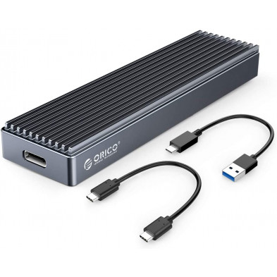 ORICO Carcasa M.2 NVME y SATA SSD, USB 3.1 Gen2 + Adaptador ORICO Carcasa M.2 NVME y SATA SSD, USB 3.1 Gen2 + Adaptador