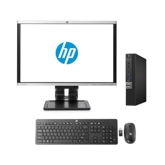 Pack Sobremesa Mini HP con Monitor 24", Teclado y Ratón