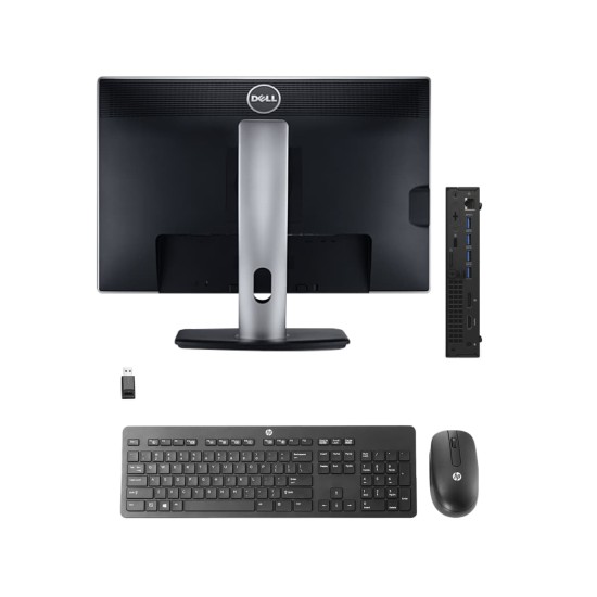 Pack Sobremesa Mini HP: Monitor 24", Teclado y Ratón