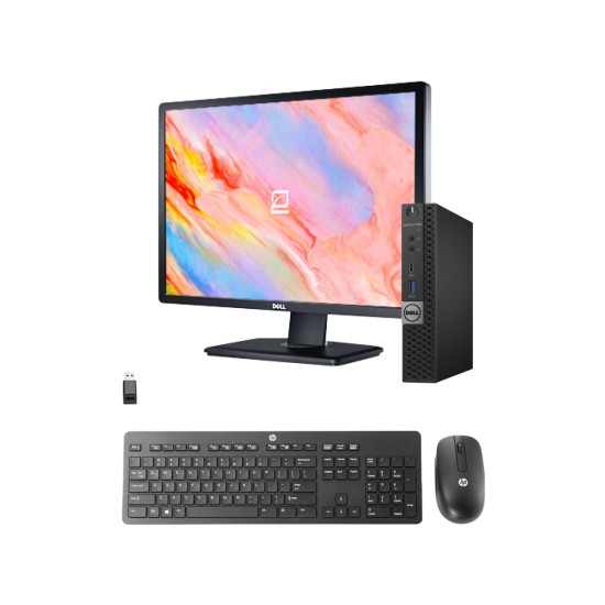 Pack Sobremesa Mini HP: Monitor 24", Teclado y Ratón