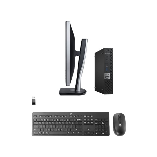 Pack Sobremesa Mini HP: Monitor 24", Teclado y Ratón