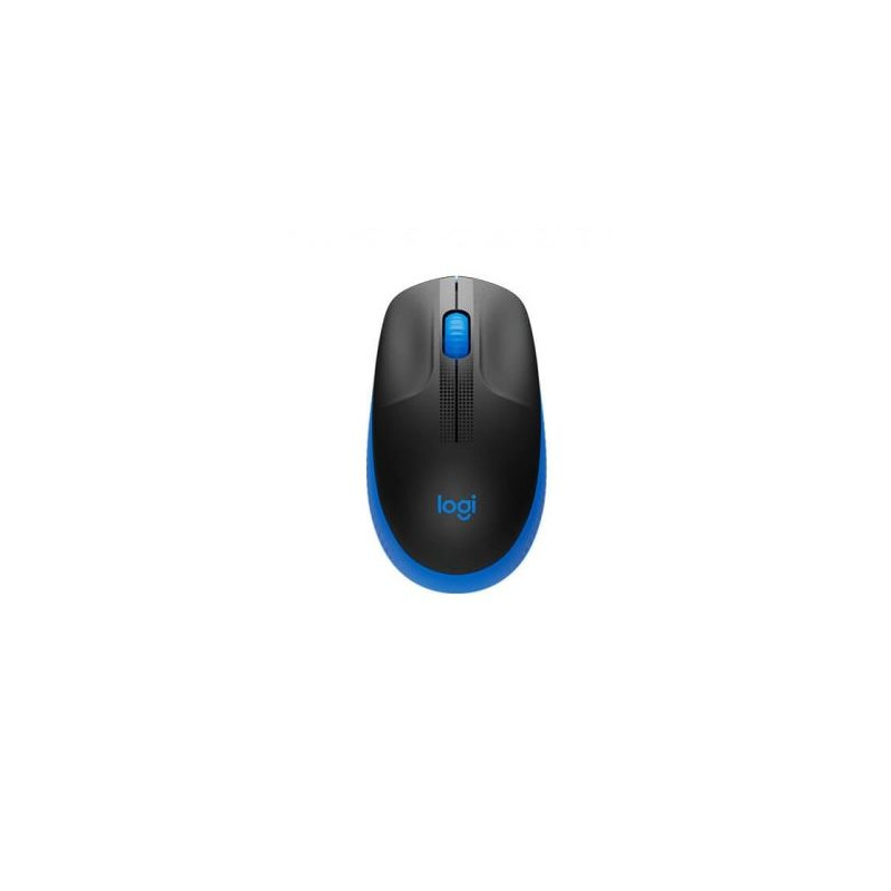 Ratón Logitech M190 Wireless Inalámbrico Negro Azul, Nuevo
