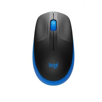 Ratón Logitech M190 Wireless Inalámbrico Negro Azul, Nuevo