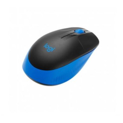 Ratón Logitech M190 Wireless Inalámbrico Negro Azul, Nuevo