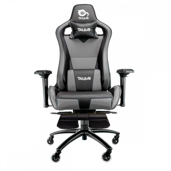 Silla Gaming Talius Caiman V2 Negra/Gris con Reposapiés