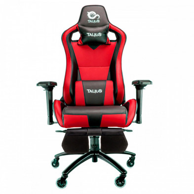 Silla Gaming Talius Caiman V2 Negra/Roja con Reposapies Silla Gaming Talius Caiman V2 Negra/Roja con Reposapies