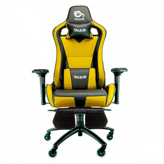 Silla Gaming Talius Caiman v2 Negra/Amarilla con Reposapies