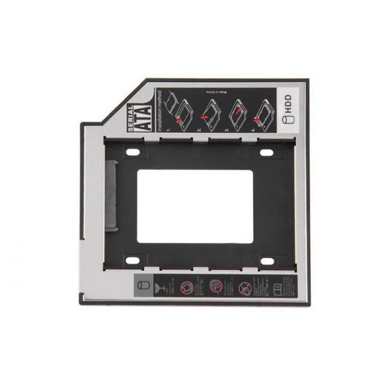 SOPORTE CARCASA CADDY CD DVD PARA DISCO DURO 2.5 2ND SATA 9.5MM UNIVERSAL SOPORTE CARCASA CADDY CD DVD PARA DISCO DURO 2.5 2ND SATA 9.5MM UNIVERSAL