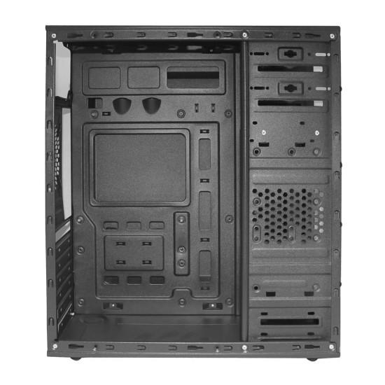 Caja ATX Montana 500W USB 3.0 + Lector Tarjetas Black