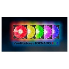Ventilador Talius 12cm RGB Tornado - Flujo de Aire Óptimo